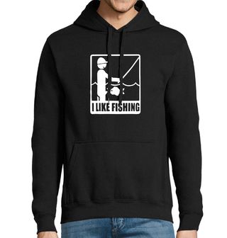 Obrázek 1 produktu Pánská mikina Uspokojený Rybář I Like Fishing