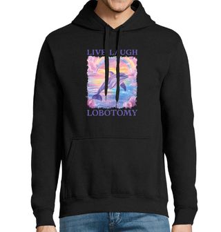 Obrázek 1 produktu Pánská mikina Delfín Live Laugh Lobotomy