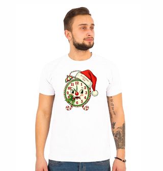Obrázek 1 produktu Pánské tričko Vánoční Budík Už je čas na Vánoce!