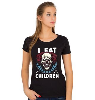 Obrázek 1 produktu Dámské tričko Hladový Pennywise Jím děti I Eat Children