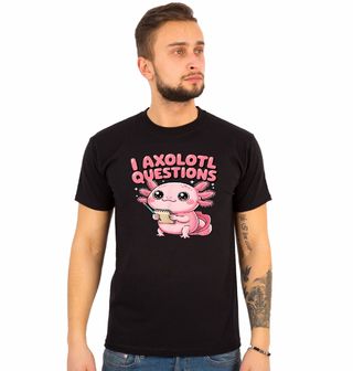 Obrázek 1 produktu Pánské tričko Zvědavý Axolotl