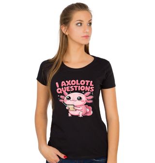 Obrázek 1 produktu Dámské tričko Zvědavý Axolotl