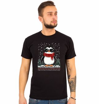 Obrázek 1 produktu Pánské tričko Cool Tučňák ve Sněhu