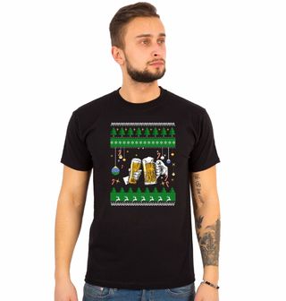 Obrázek 1 produktu Pánské tričko Vánoční Přípitek