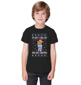 Obrázek 1 produktu Dětské tričko Pohodové Vánoce Prostě Chill Guy