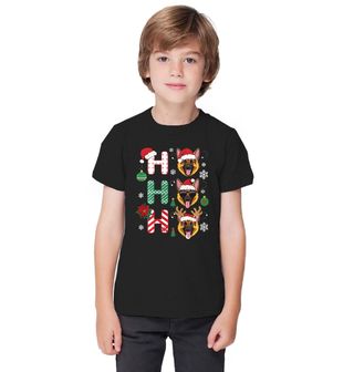 Obrázek 1 produktu Dětské tričko Santa Německý Ovčák Ho Ho Ho