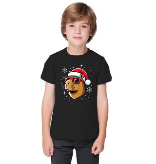 Obrázek 1 produktu Dětské tričko Santa Kapybara