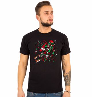 Obrázek 1 produktu Pánské tričko Vánoční Potápěč