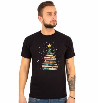 Obrázek 1 produktu Pánské tričko Vánoční Stromek Čtenáře