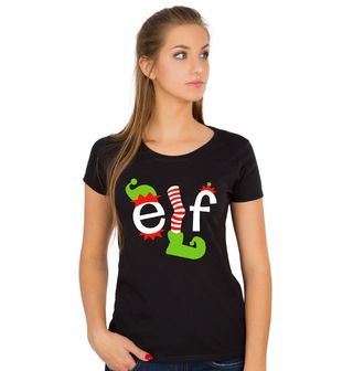 Obrázek 1 produktu Dámské tričko Elfí Vánoce