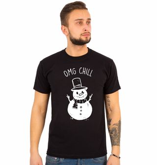 Obrázek 1 produktu Pánské tričko Zmrzlý Sněhulák Omg Chill