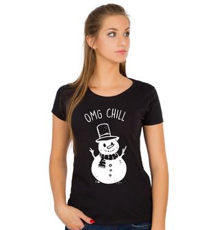 Obrázek 1 produktu Dámské tričko Zmrzlý Sněhulák Omg Chill