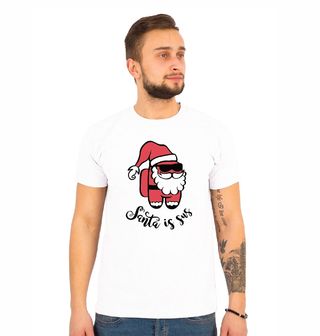 Obrázek 1 produktu Pánské tričko Podezřelý Santa Claus Santa is Sus
