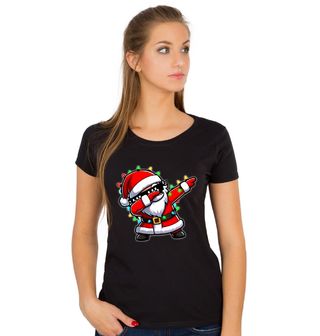Obrázek 1 produktu Dámské tričko Dabující Santa v Brýlích