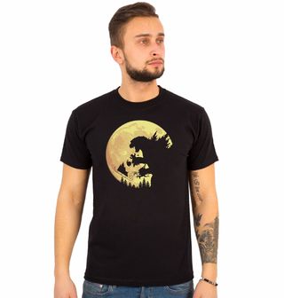 Obrázek 1 produktu Pánské tričko Vánoční Godzilla Útočí