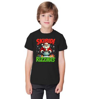 Obrázek 1 produktu Dětské tričko Skibidi Vánoce Rizzmas