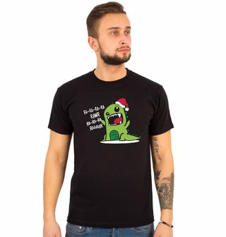 Obrázek 1 produktu Pánské tričko Vánoční Dinosaurus Rawr