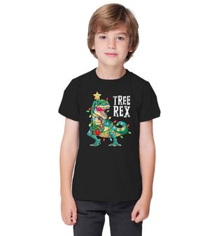 Obrázek 1 produktu Dětské tričko Vánoční Dinosaurus T-Rex Tree Rex