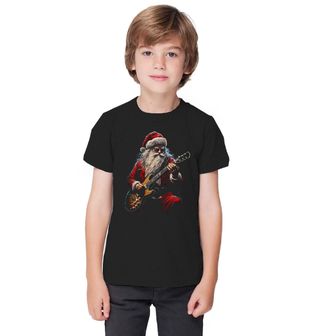 Obrázek 1 produktu Dětské tričko Rockový Santa s Kytarou