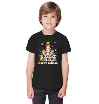 Obrázek 1 produktu Dětské tričko Kočičí Stromeček Meowy Catmas