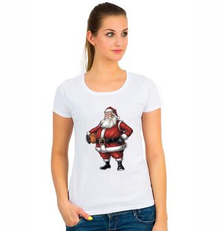 Obrázek 1 produktu Dámské tričko Santa Basketbalista