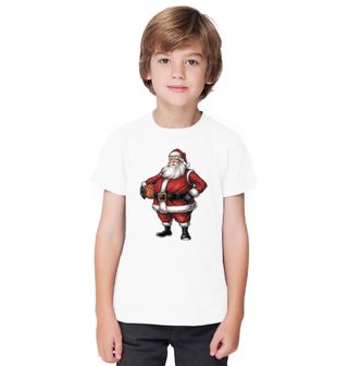 Obrázek 1 produktu Dětské tričko Santa Basketbalista