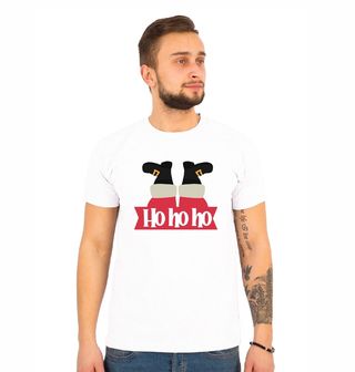 Obrázek 1 produktu Pánské tričko Santa zaseknutý v Komíně Ho Ho Ho