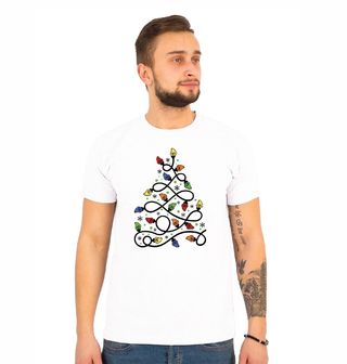 Obrázek 1 produktu Pánské tričko Vánoční Řetěz Světýlek