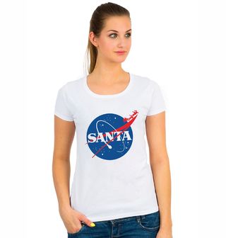 Obrázek 1 produktu Dámské tričko SANTA ve Vesmíru NASA