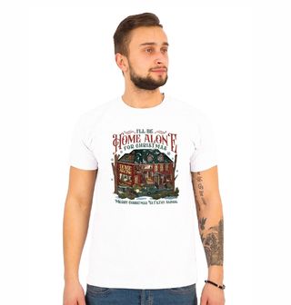 Obrázek 1 produktu Pánské tričko Budu Sám Doma na Vánoce