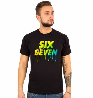 Obrázek 1 produktu Pánské tričko Rozteklý Meme 67 Six Seven