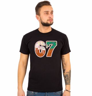 Obrázek 1 produktu Pánské tričko Meme Zmrzlina 67 Six Seven