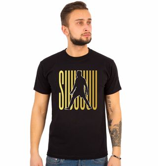 Obrázek 1 produktu Pánské tričko Oslava Vítězství Siuuu!