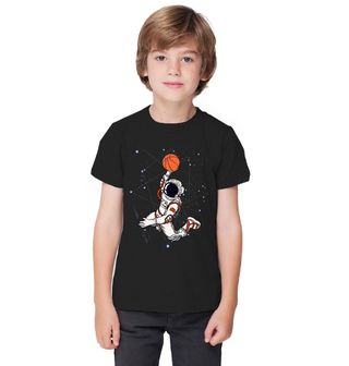 Obrázek 1 produktu Dětské tričko Smečující Astronaut Basketbalista