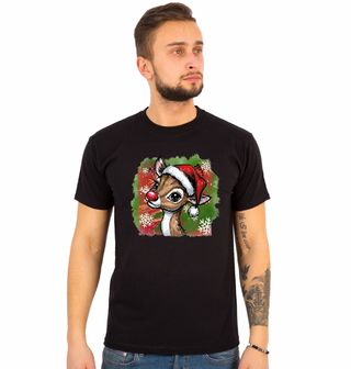 Obrázek 1 produktu Pánské tričko Rudolfův Vánoční Úsměv