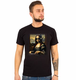 Obrázek 1 produktu Pánské tričko DJ Mona Lisa se Sluchátky
