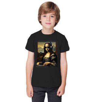 Obrázek 1 produktu Dětské tričko DJ Mona Lisa se Sluchátky