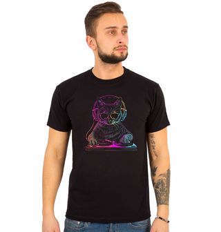 Obrázek 1 produktu Pánské tričko Techno DJ Kočka