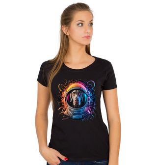 Obrázek 1 produktu Dámské tričko Astronaut Výmarský ohař