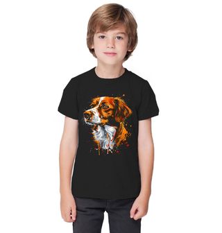 Obrázek 1 produktu Dětské tričko Bretaňský ohař Brittany Dog