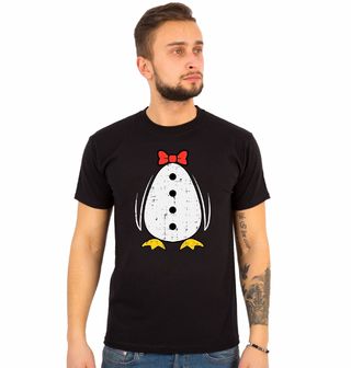 Obrázek 1 produktu Pánské tričko Vintage Kostým Tučňáka
