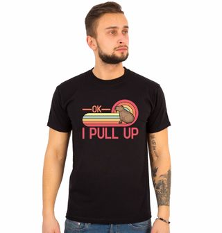 Obrázek 1 produktu Pánské tričko Retro Kapybara OK I Pull Up
