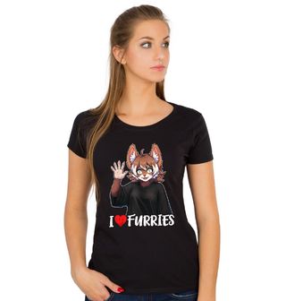 Obrázek 1 produktu Dámské tričko Miluji Furíky I Love Furries