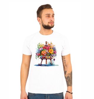 Obrázek 1 produktu Pánské tričko Malířovo Plátno Květin
