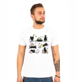 Obrázek 1 produktu Pánské tričko Knižní Klub Koček