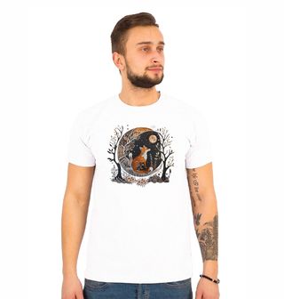 Obrázek 1 produktu Pánské tričko Měsíční Liška v Lese