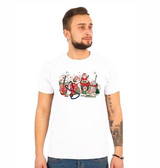 Obrázek 1 produktu Pánské tričko Vánoční Káva pro Lékaře