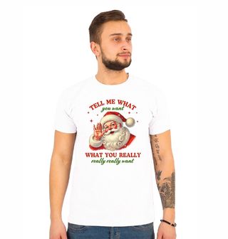Obrázek 1 produktu Pánské tričko Zvědavý Santa