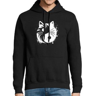 Obrázek 1 produktu Pánská mikina Jin a Jang Kočka Yin Yang Cat