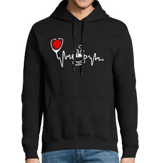 Obrázek 1 produktu Pánská mikina Kardiogram Stetoskop a Čaj